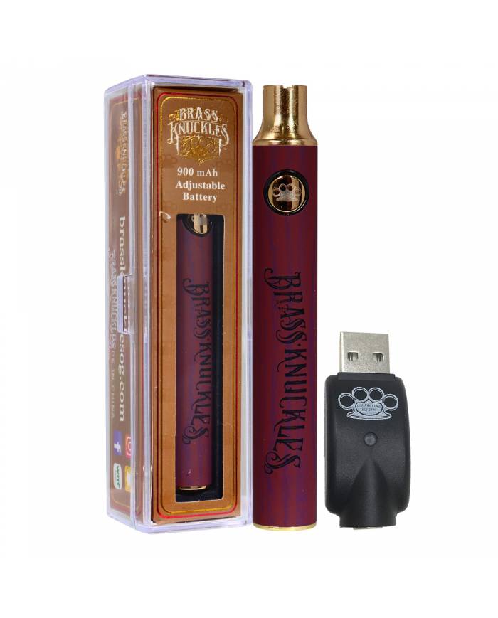 Brass Knuckle Vape Battery Brass Knuckles 900mAh Cartridge Battery Ghost Vapors Brass Knuckle Vape Battery Brass Knuckles 900mAh Cartridge Battery Ghost Vapors