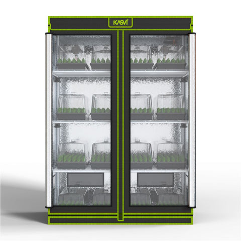 CARPA CROPBOX DE CULTIVO ESQUEJES CON RACK 120X60X180