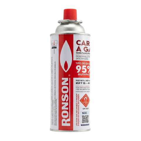 GAS BUTANO / PROPANO ALTA PUREZA (EXTRACCIONES BHO) 400ML-RONSON