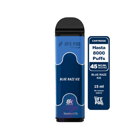 Recarga Blue Razz Ice 8000 Puffs 4,5 %