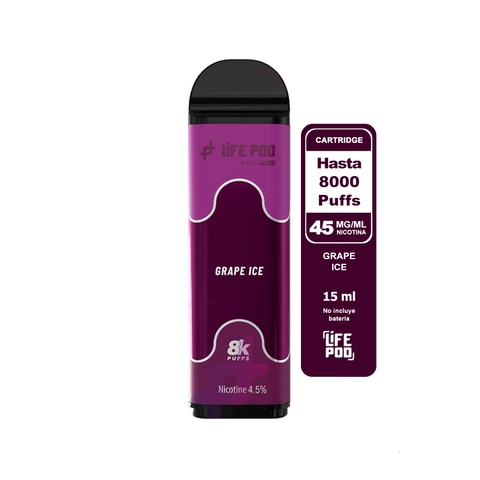 Recarga Grape Ice 8000 Puffs 4,5 %