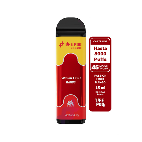 Recarga Passion Fruit Mango 8000 Puffs 4,5 %