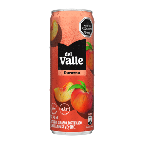 Del Valle Durazno Lata 340 ml