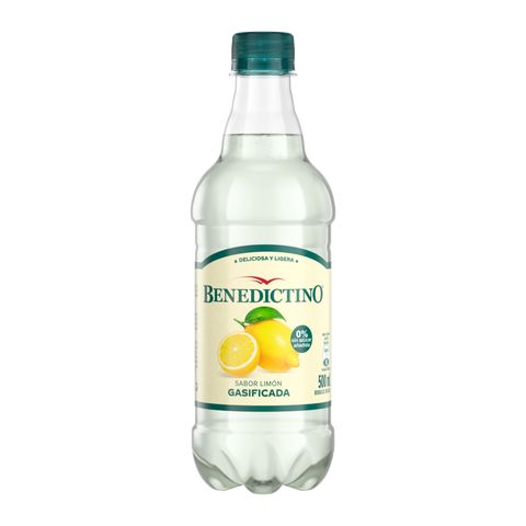 Benedictino Agua Gasificada Limon 500 ml