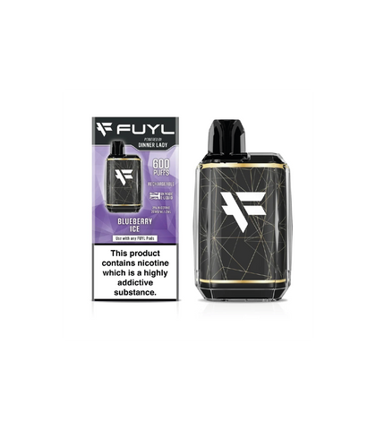 Vaporizador Fuyl 600 Puffs Blueberry Ice