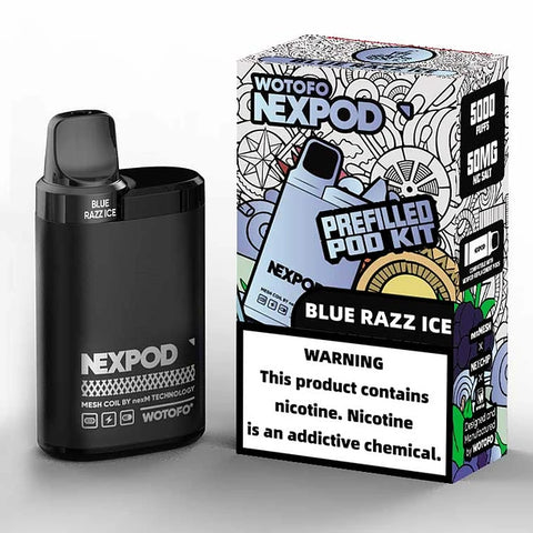 Vaporizador Wotofo Nexpod 5000 (Pod Pre-Cargado) Blue Razz Ice