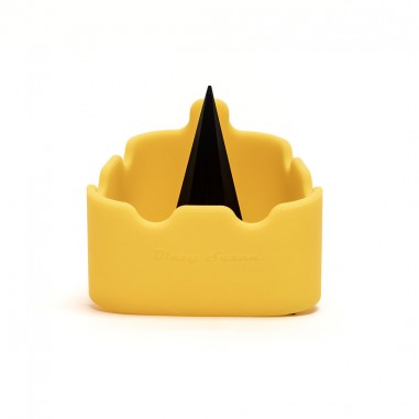 Cenicero Silicona Deluxe Amarillo