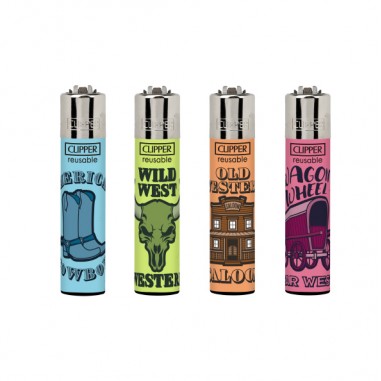 Encendedor Clipper Cowbow Life 4