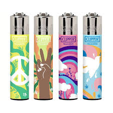 Encendedor Clipper Hippie Peace