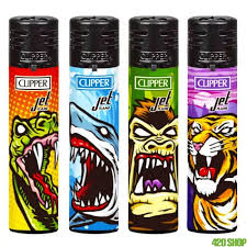 Encendedor Clipper Jet Flame Horror Zoo