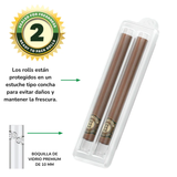 King Size Rolls Pre Enrolados con Boquilla de Vidrio Sabor Uva