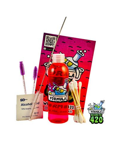 Kit Limpiador de Bong Olor Cereza 100 ml