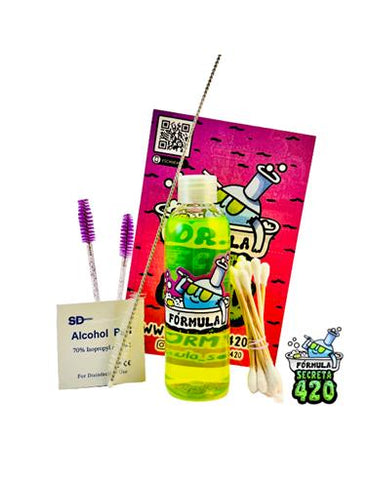 Kit Limpiador de Bong Olor Manzana 100 ml