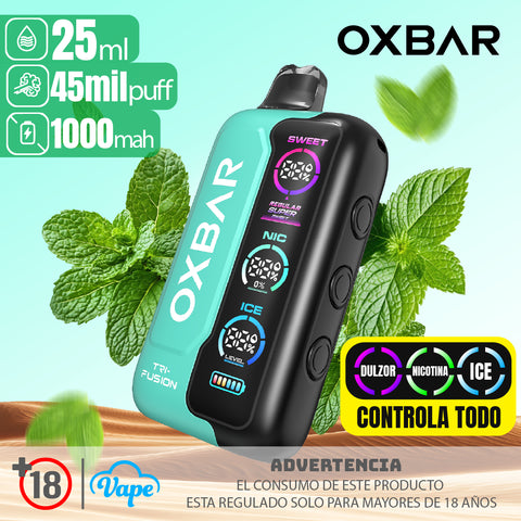 Vaporizador Trifusión 45000 Puffs Double Mint