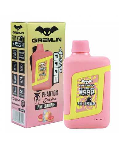 Vaporizador Desechable Phantom Pink Lemonade 9000 Puffs