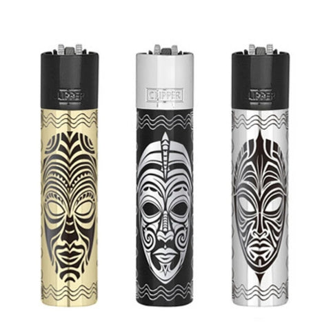 Encendedor Clipper Metalico Totems