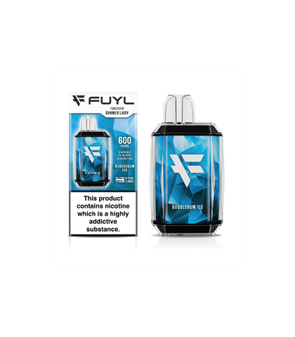 Vaporizador Fuyl 600 Puffs Water Bubblegum Ice