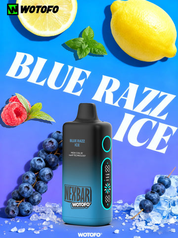 Vaporizador Wotofo Bluerraz Ice 25000 Puffs