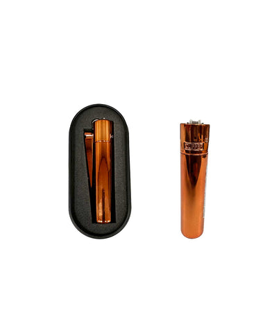 Encendedor Clipper Metalico Volcano
