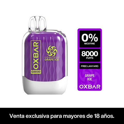 Vaporizador G8000 Zero Grape Ice