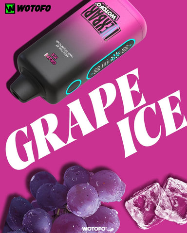 Vaporizador Wotofo Grape Ice 25000 Puffs