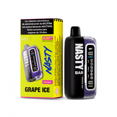 Vaporizador Bar Grape Ice 20000 Puffs
