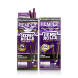 King Size Rolls Pre Enrolados con Boquilla de Vidrio Sabor Uva