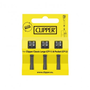 Repuesto Pedernal Encendedor Clipper x 3 Unidades