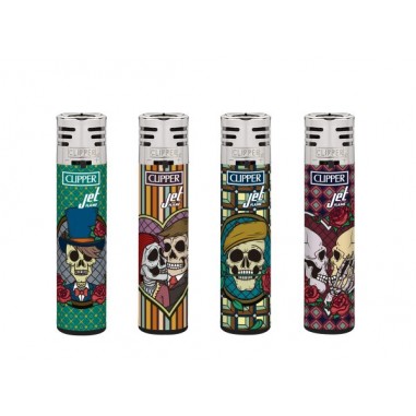 Clipper Jet Flame Romantic Skulls 2