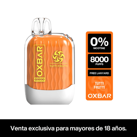 Vaporizador G8000 Zero Tutti Frutti