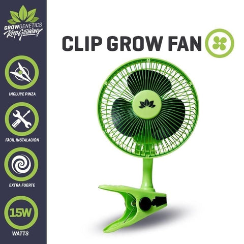 Ventilador Pinza Clip Grow Fan 15 w